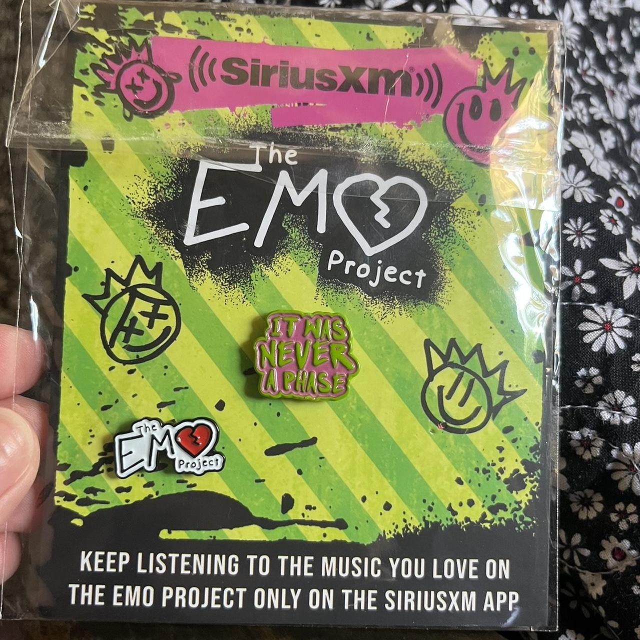 Emo Project Pins (QR code unused) ‼️ one is missing... Depop