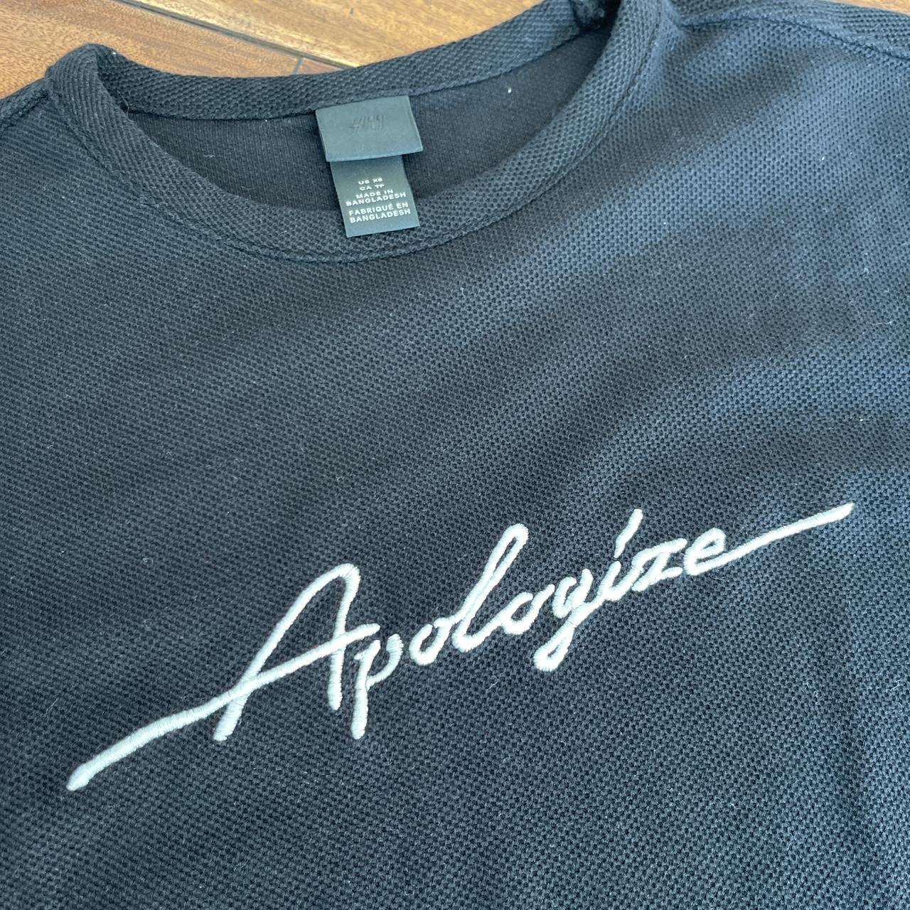 H&m apologize 2025 t shirt