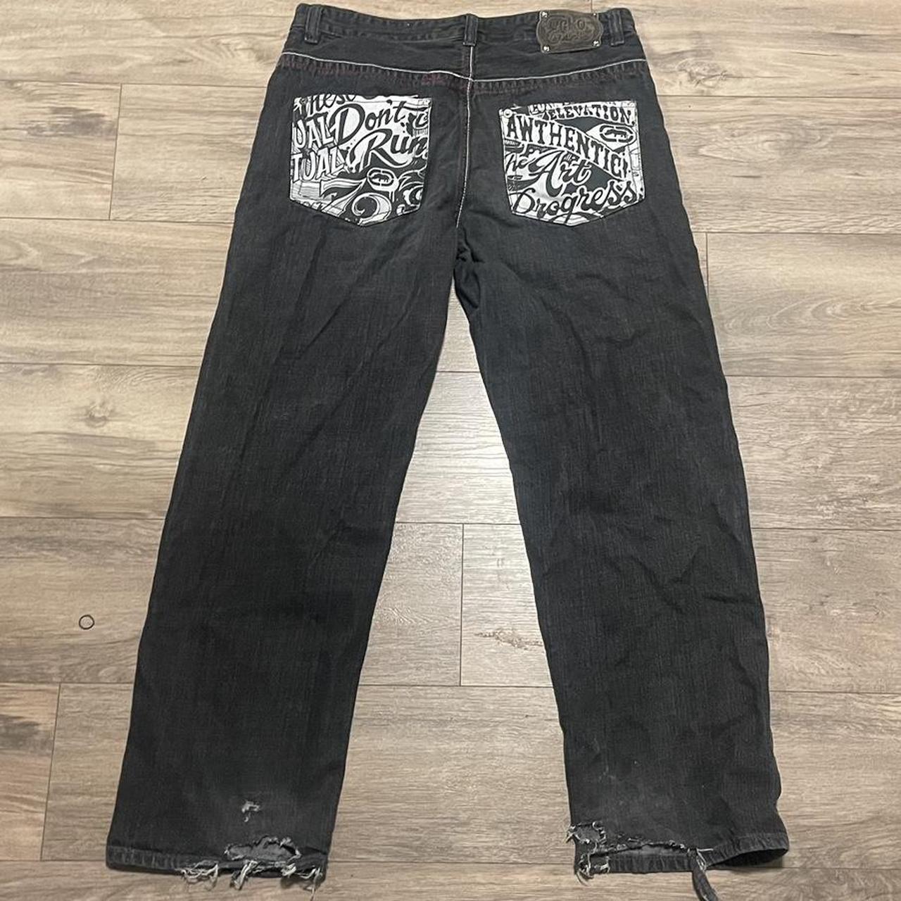 Vintage Baggy 2000’s Ecko Jeans Size:36 Wear at... - Depop