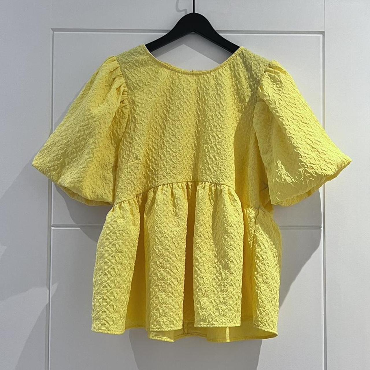 Yellow blouse primark hotsell