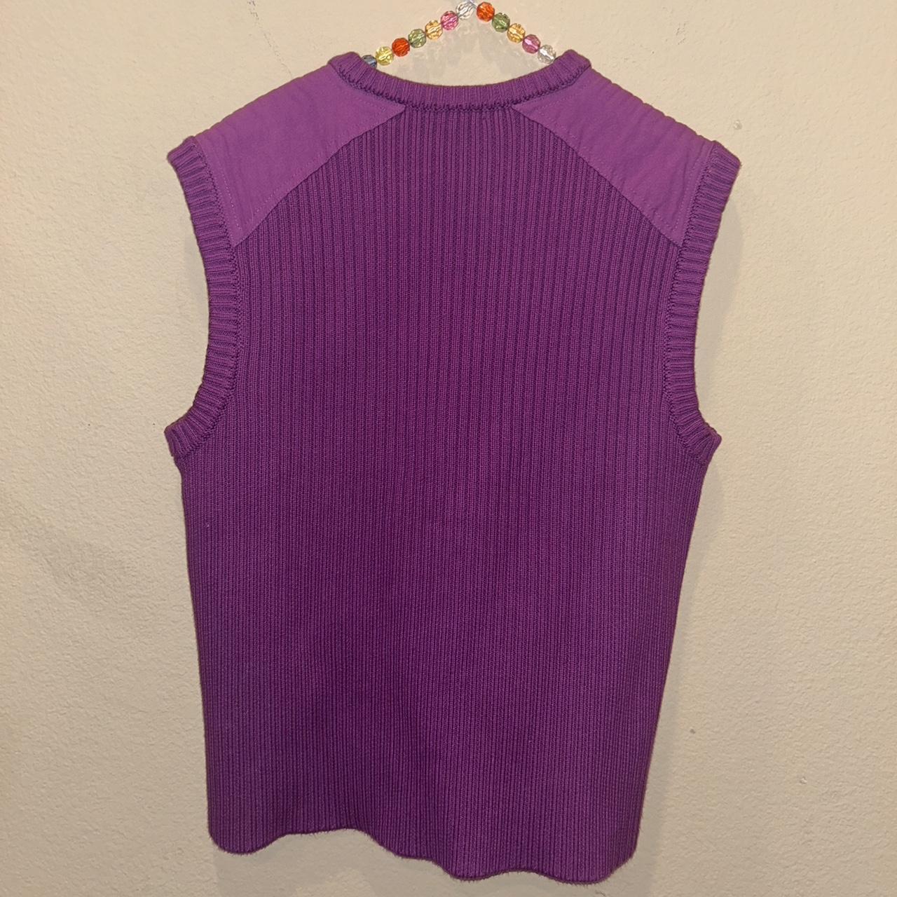 Heaven by Marc Jacob's purple knit vest…one of the - Depop