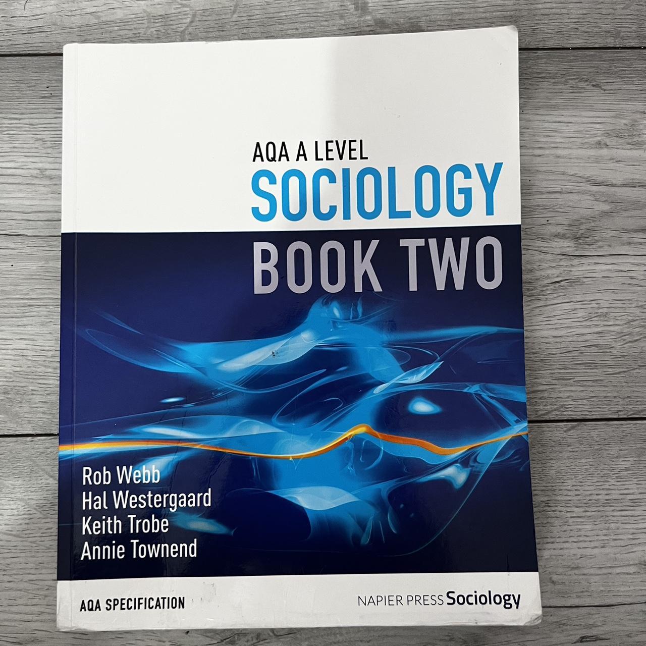 AQA A Level Sociology Book Two Including A Level:... - Depop