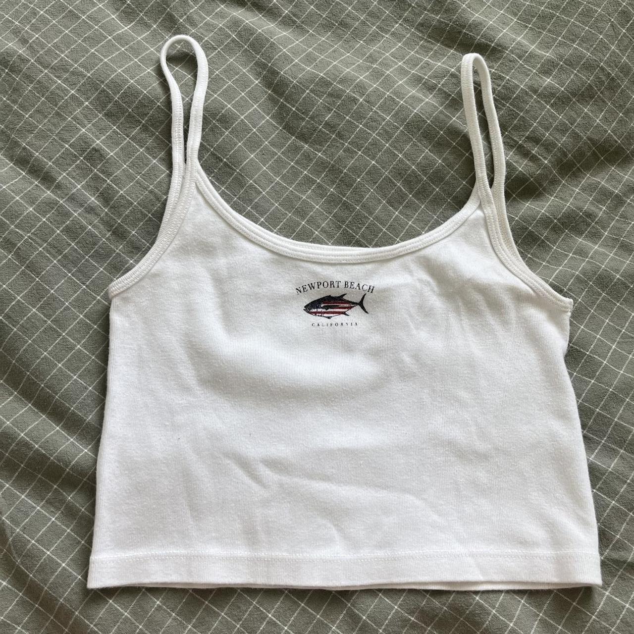 brandy melville Newport Beach California fish 100... Depop