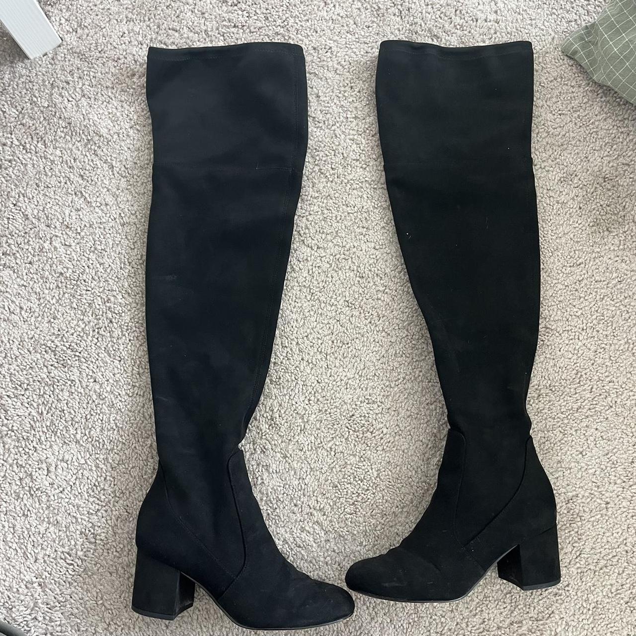 sam edelman thigh high suede boots