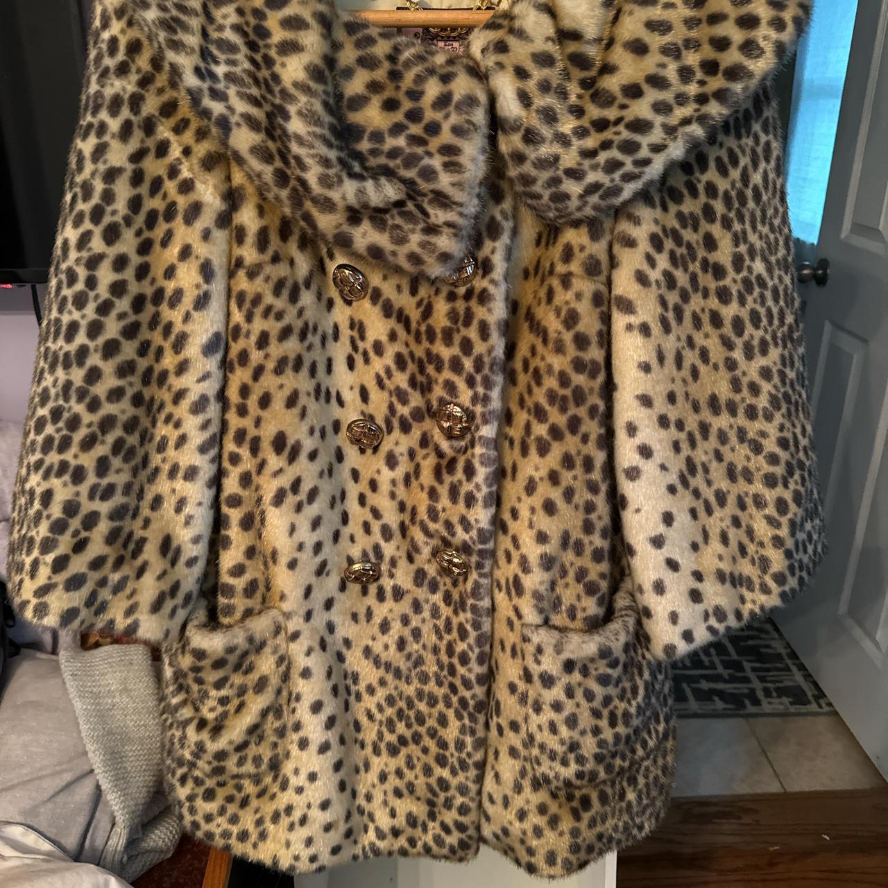 Juicy couture leopard jacket best sale