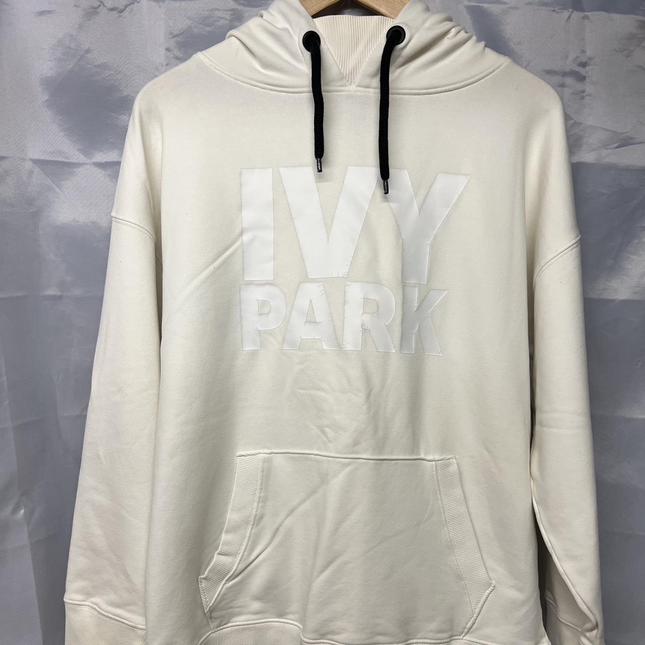 Cream French Vanilla Ivy Park by Beyonc Hoodie Depop