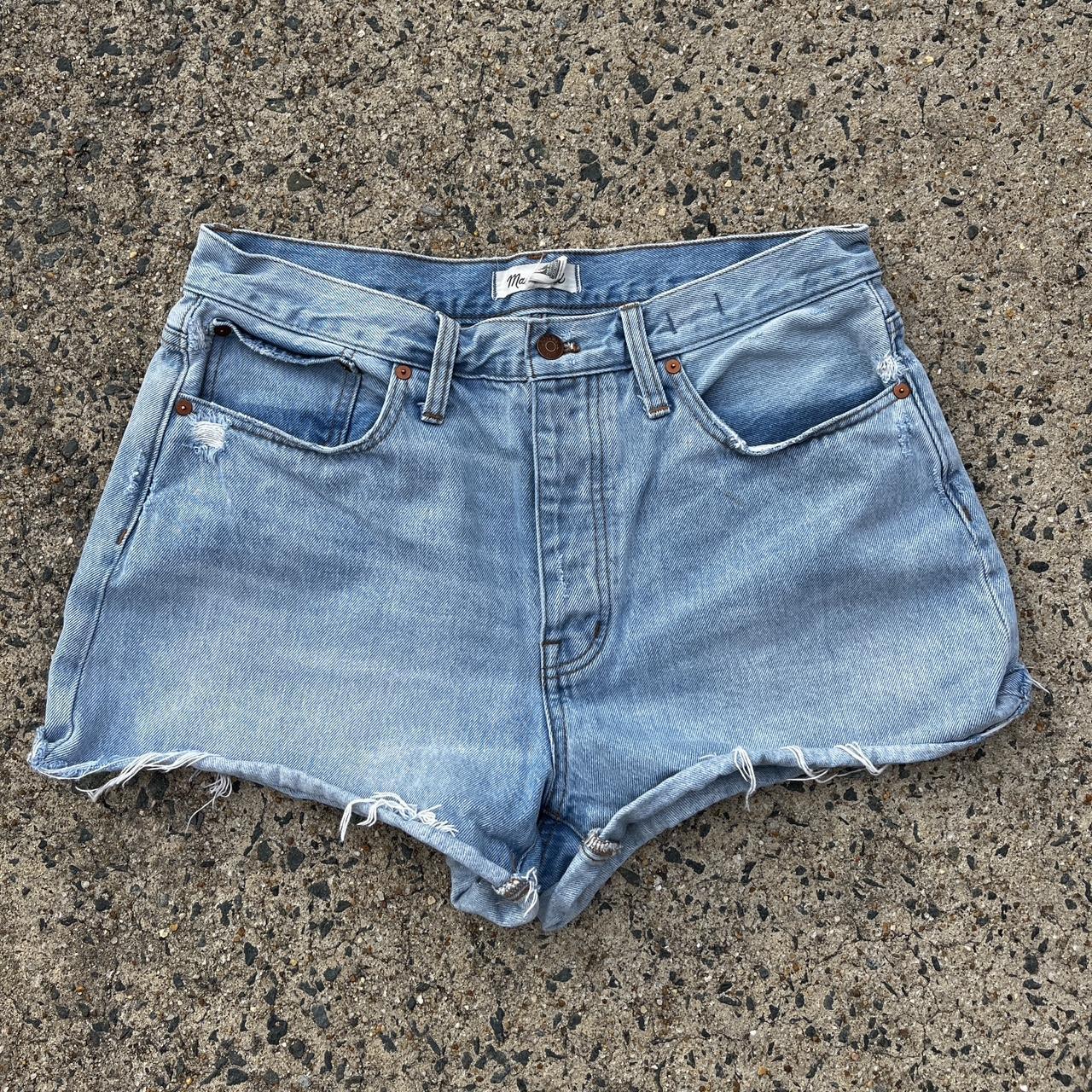 Madewell Women's Blue Shorts | Depop