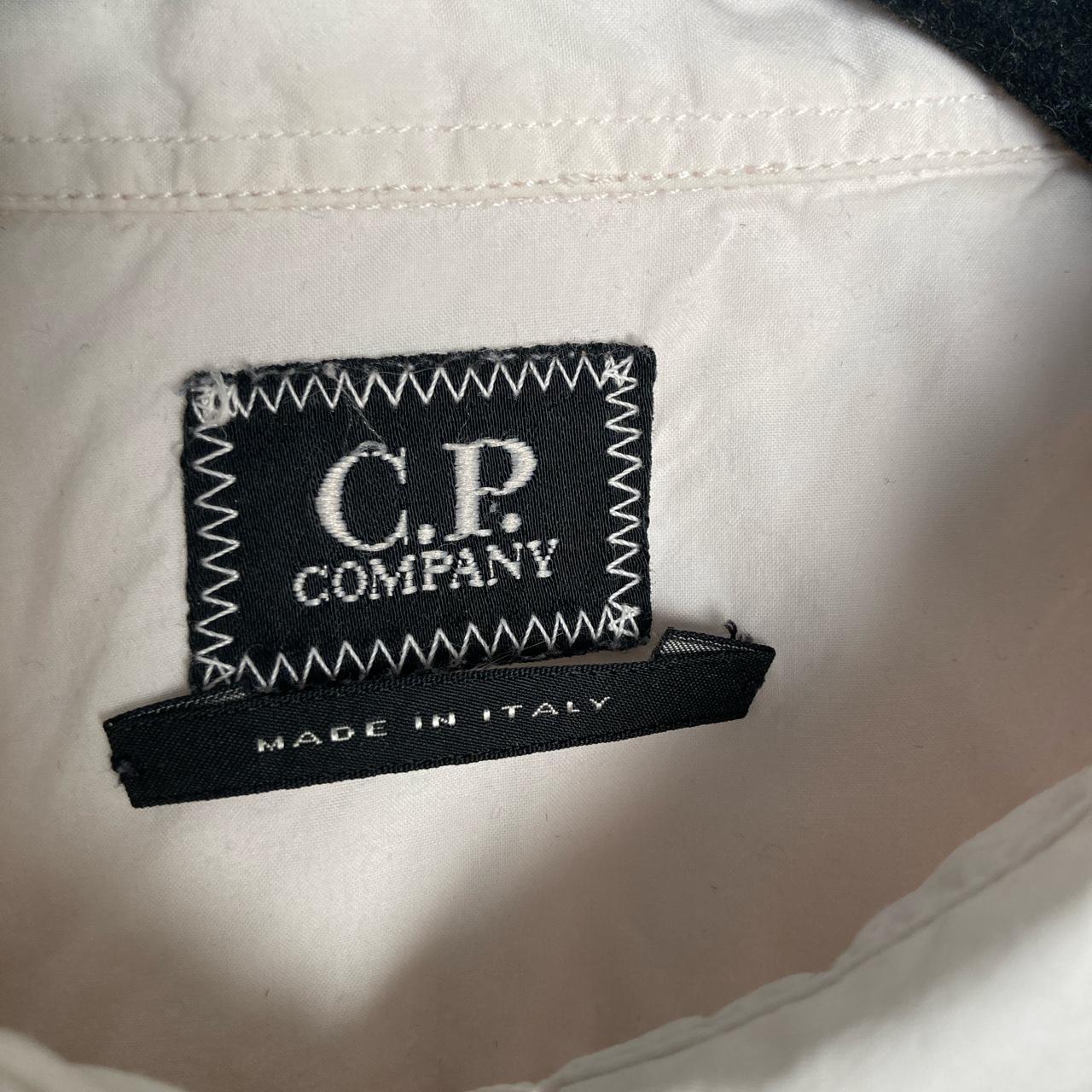 CP Company white button up. Size 42. Fits like a... - Depop