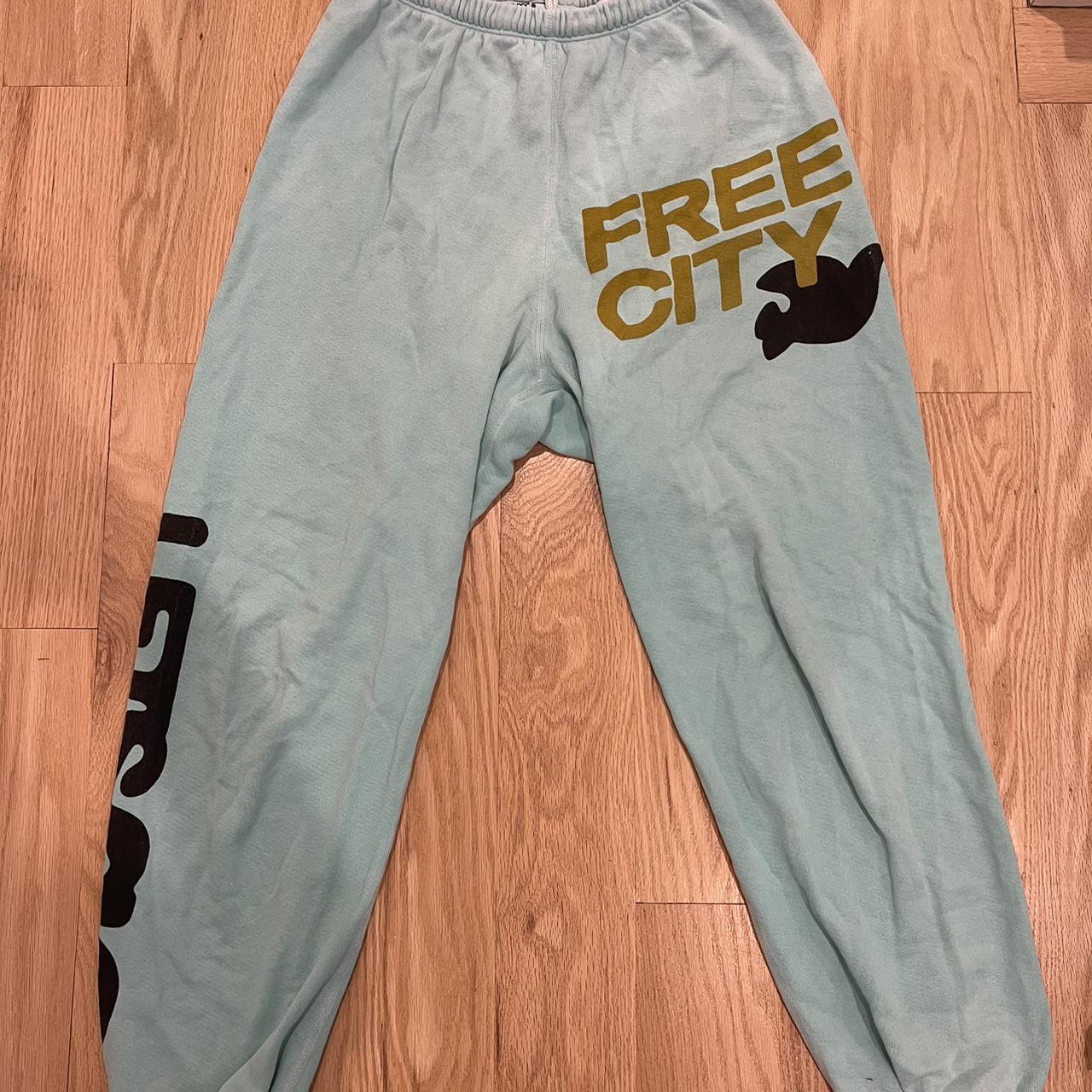 FREECITY Women's Blue and Yellow Joggers-tracksuits