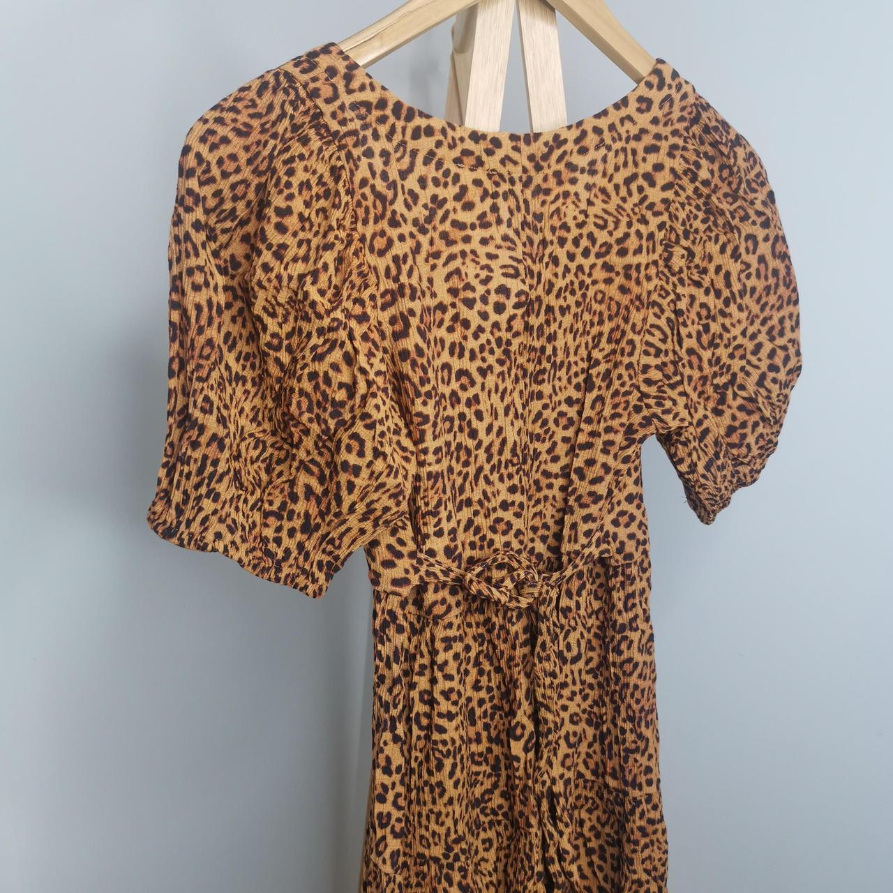 Dotti size 10 leopard print dress. Lightly worn. Depop