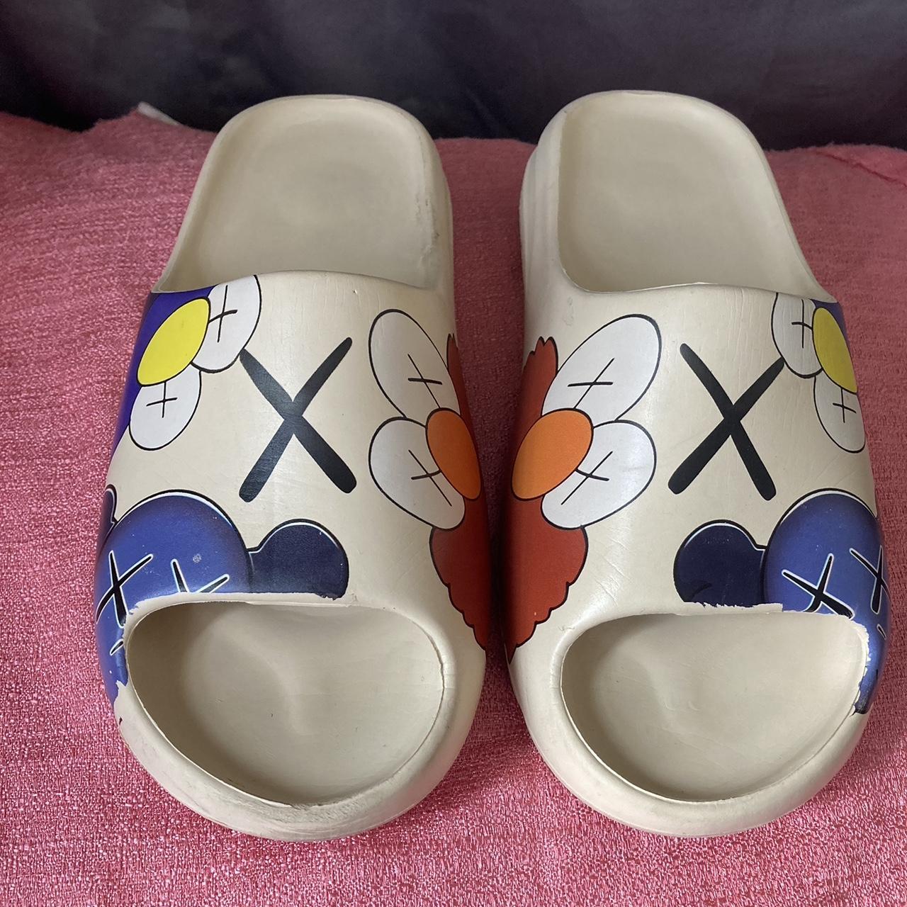 yeezy elmo slides real