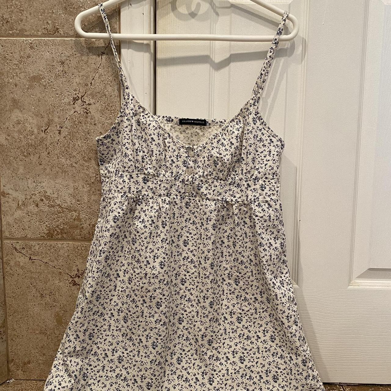 Brandy Melville blue floral dress “arianna... Depop