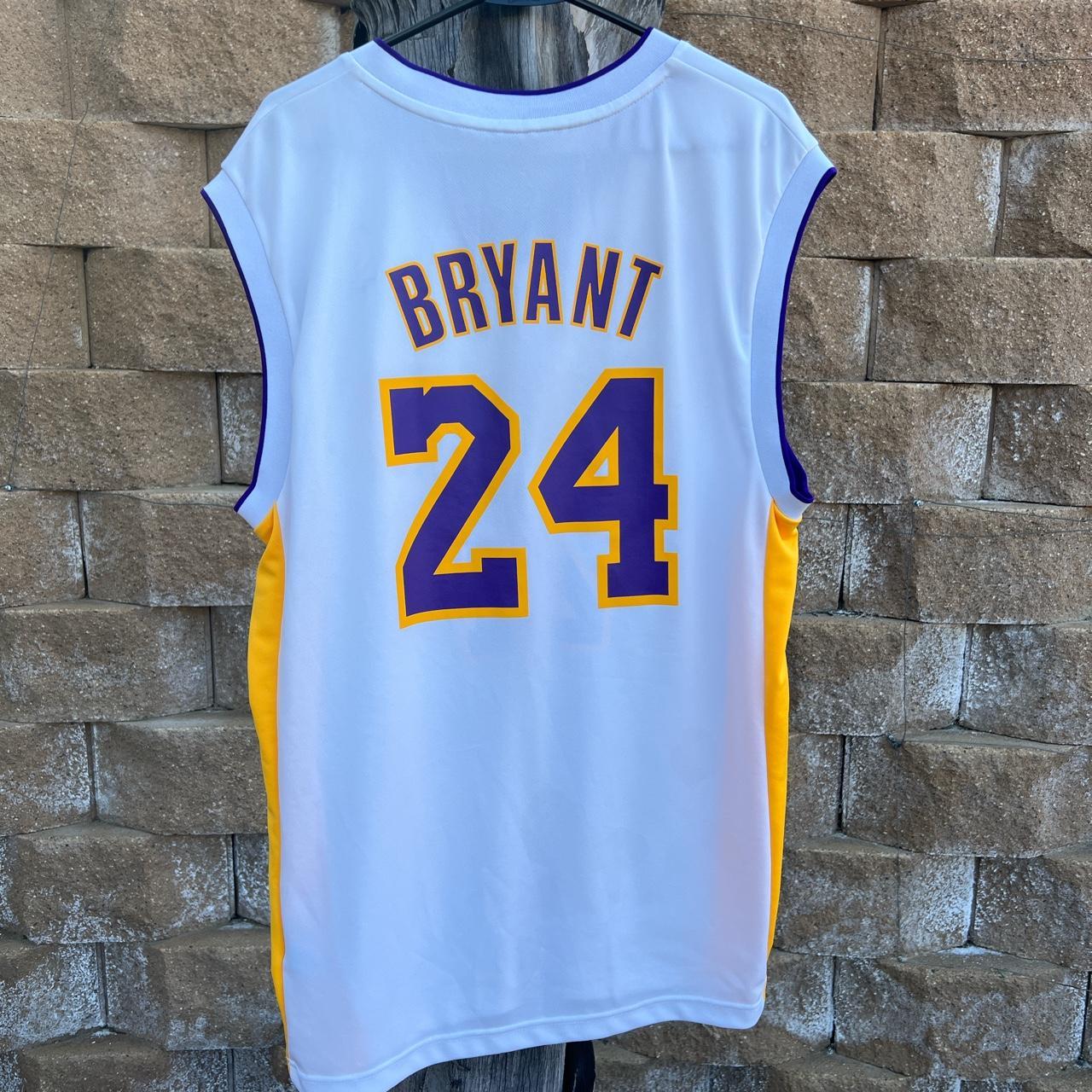 La lakers adidas basketball jersey. Kobe Bryant - Depop