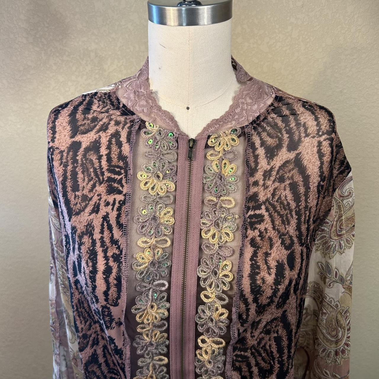 Women's Lightweight Jacket - Multi/Brown – Vintag… - image 2