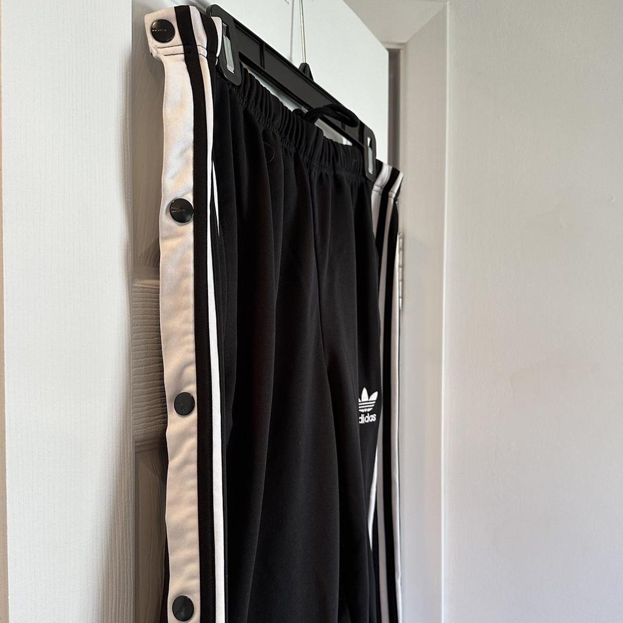 Adidas Women's Black and White Trousers (3)