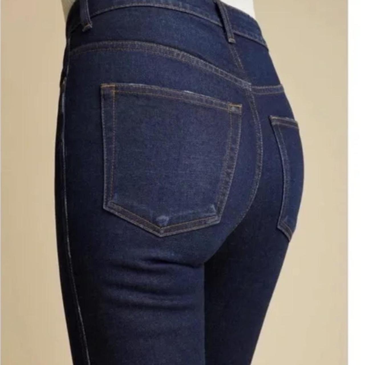 Khaite high rise dark denim Vanessa jeans. Size 24/xs | Depop Khaite high rise dark denim Vanessa jeans. Size 24/xs | Depop