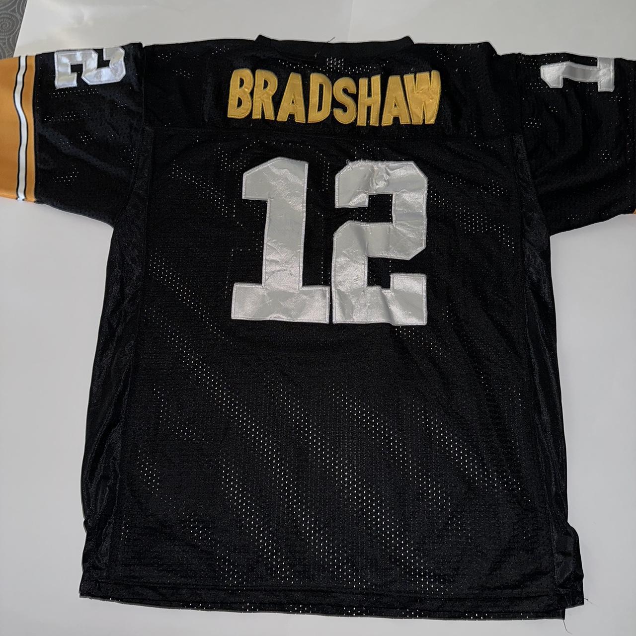 mitchell & ness terry bradshaw jersey size L sewn - Depop