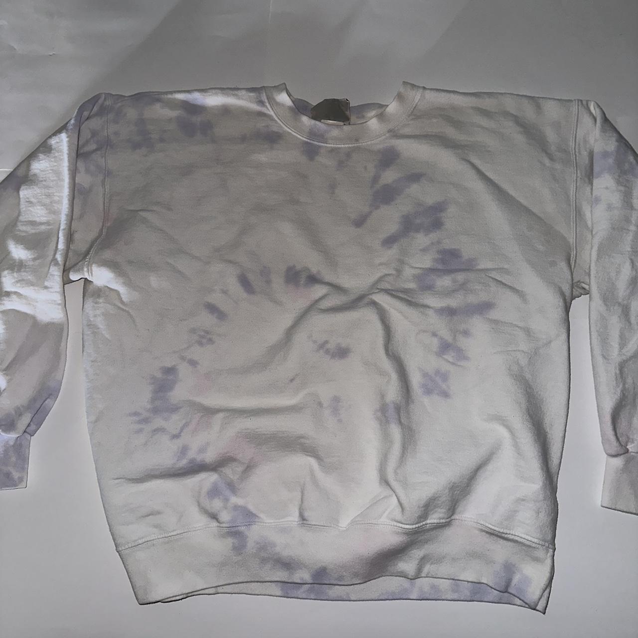 vintage hanes print pro tie dye crewneck size Depop