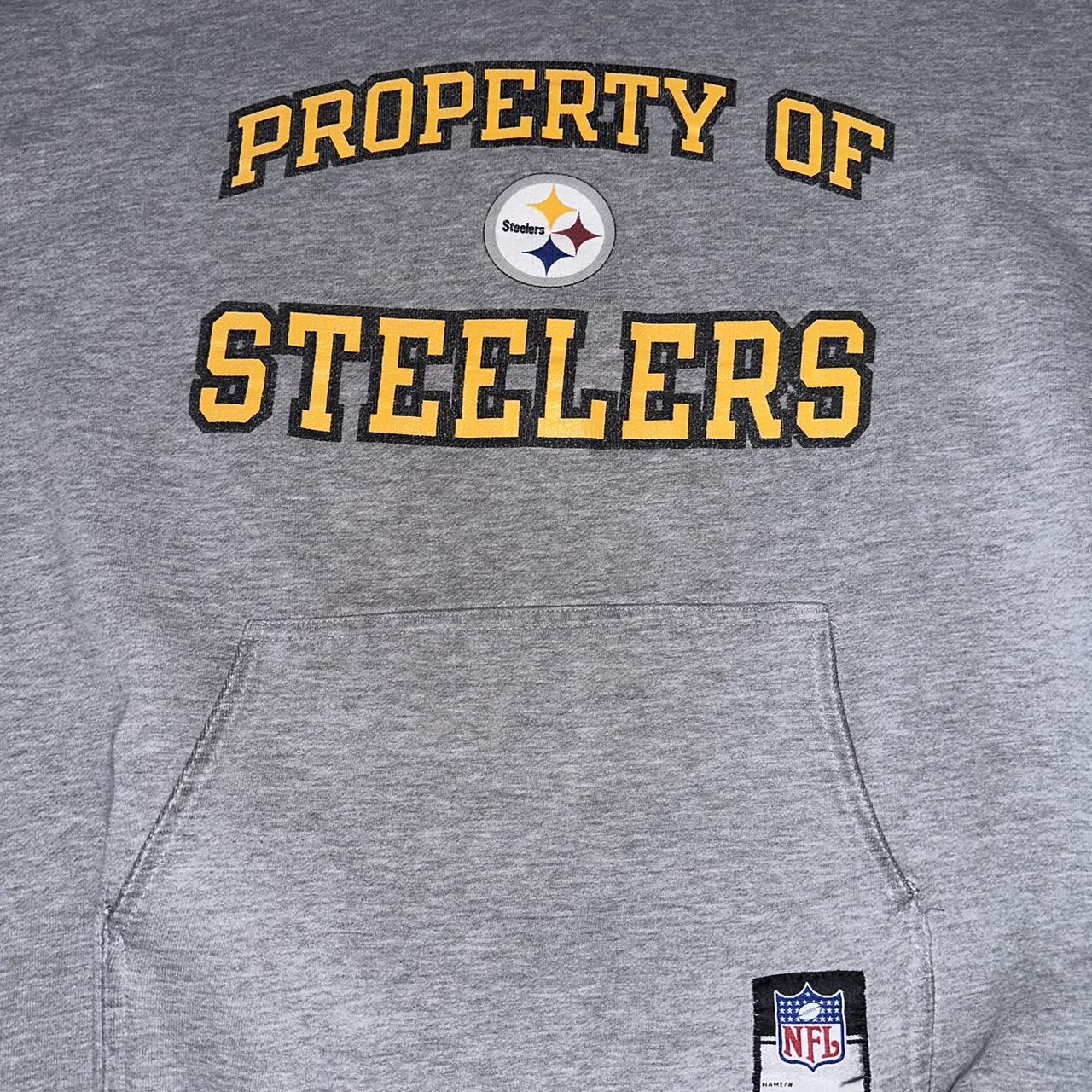 Vintage Reebok Pittsburgh Steelers hoodie Size - Depop