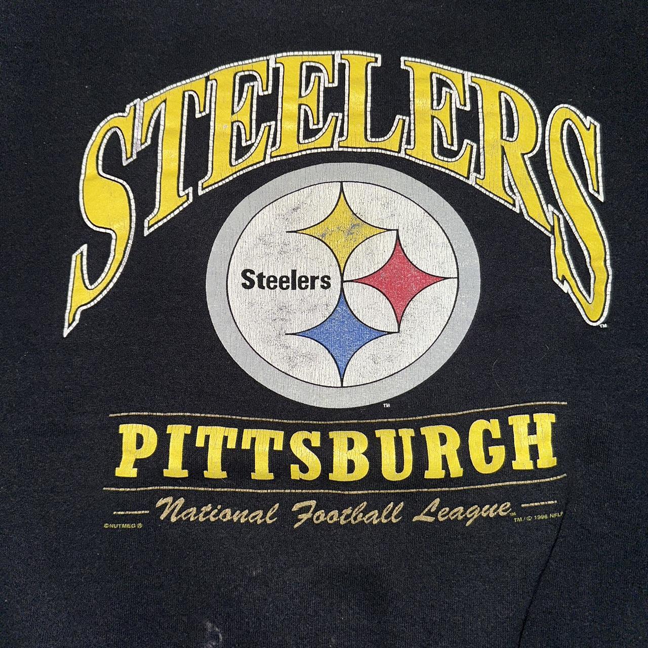 VINTAGE PITTSBURGH STEELERS CREWNECK SWEATSHIRT, XL, LEE SPORTS, MADE IN USA