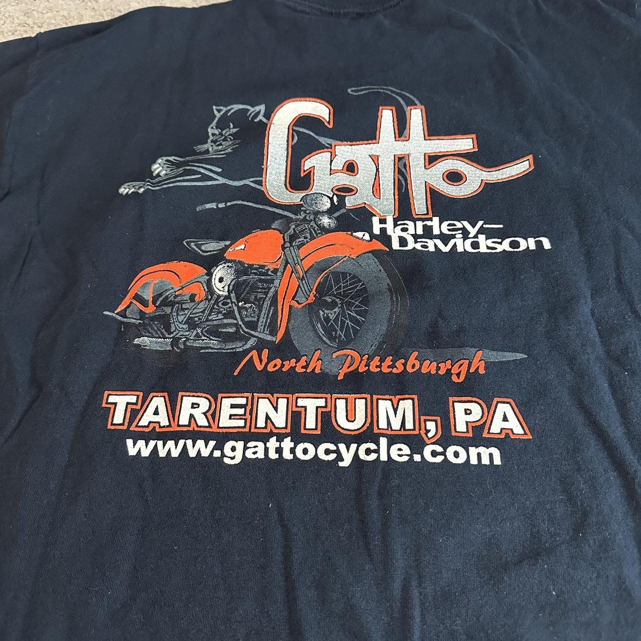 vintage y2k harley davidson gatto tarentum pa bier... Depop