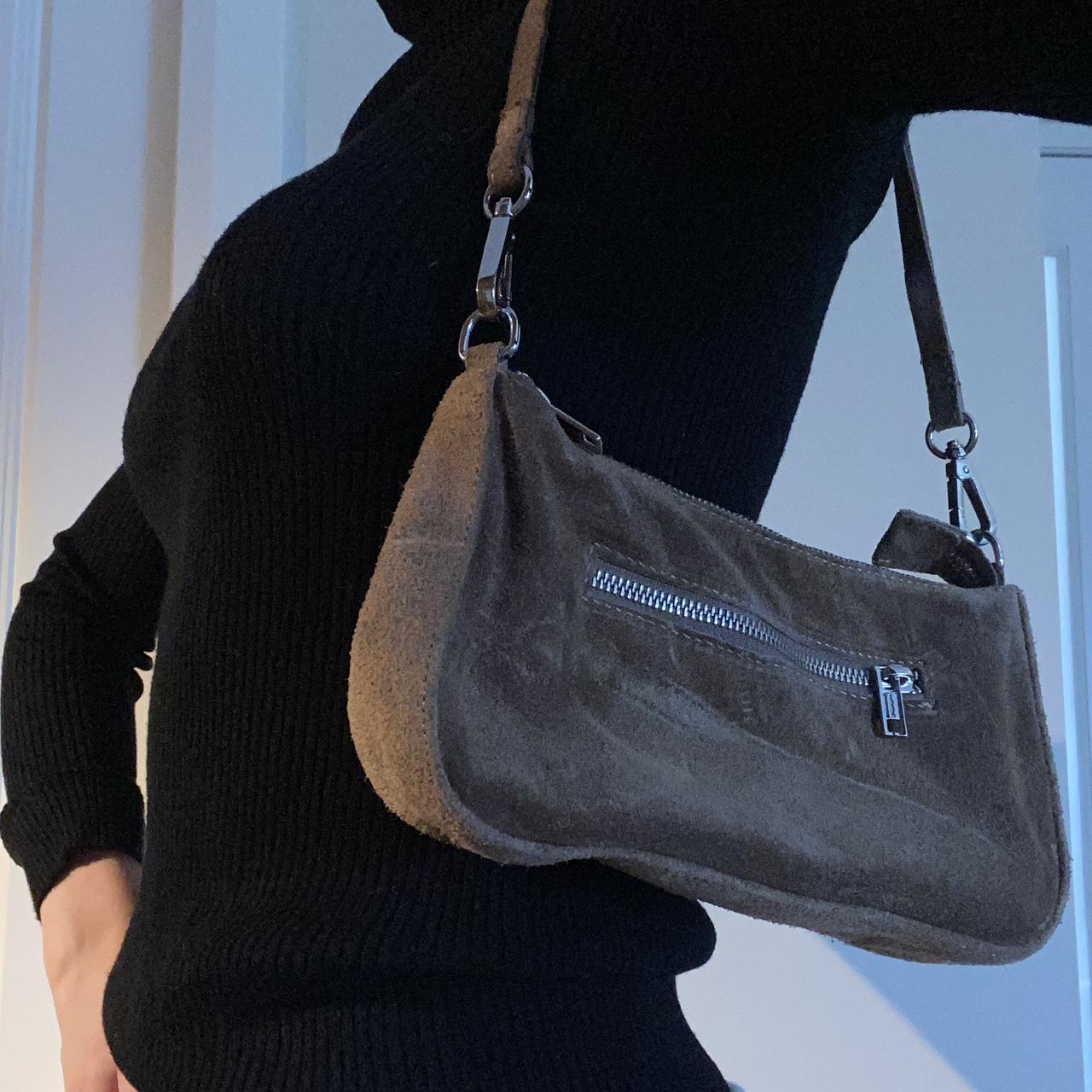 Brandy Melville, corduroy, Brown, baguette bag.... Depop