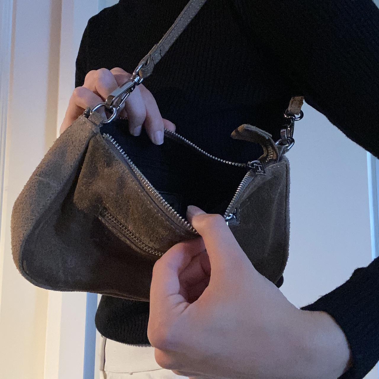 Brandy Melville, corduroy, Brown, baguette bag.... Depop