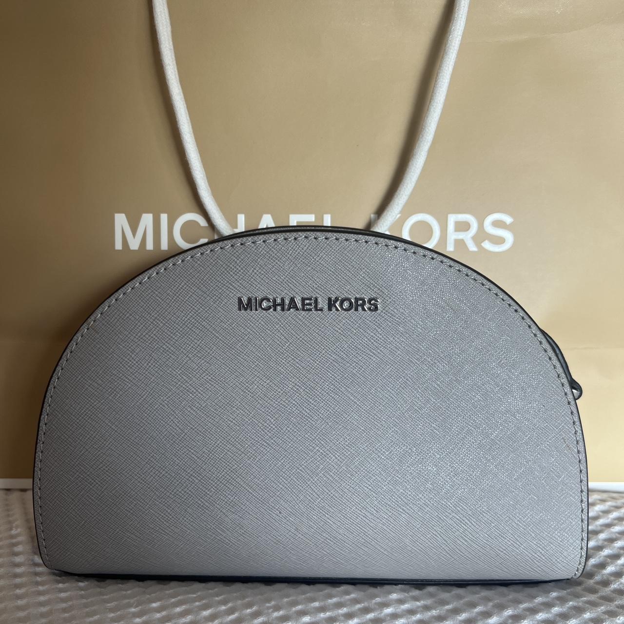 MICHAEL KORS Jet Set Travel Half Moon Crossbody Bag. Depop