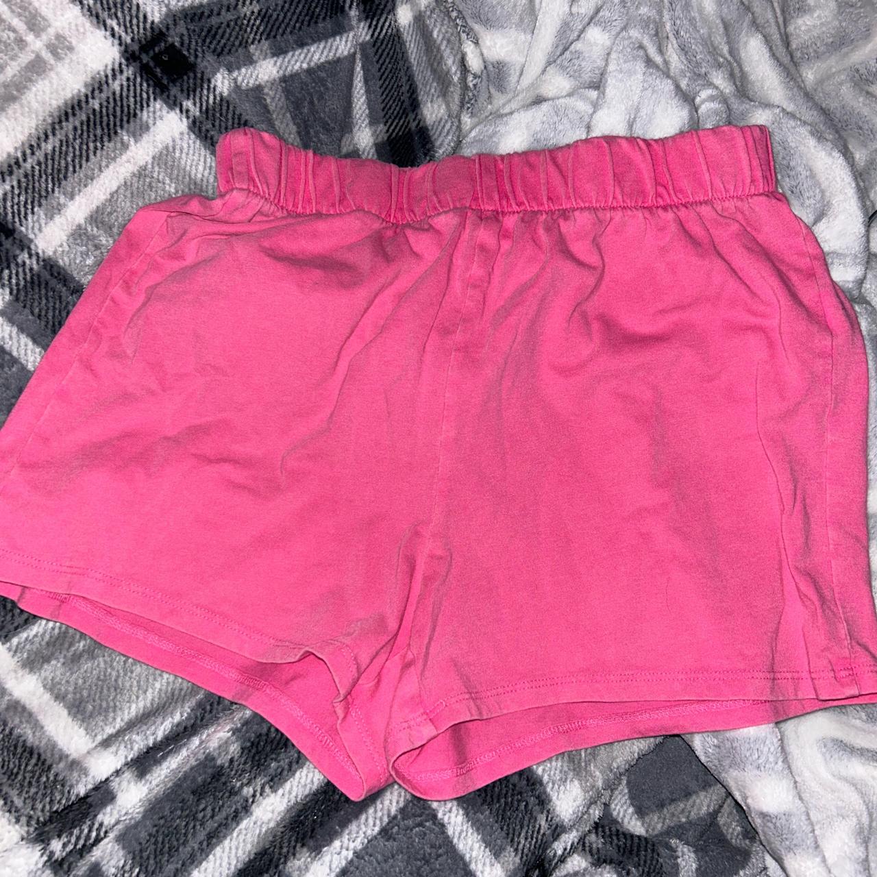 Pink shorts target best sale