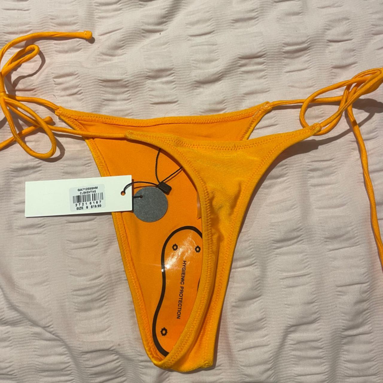 Glassons Fluro Orange Bikini Bottoms Brand New Never Depop