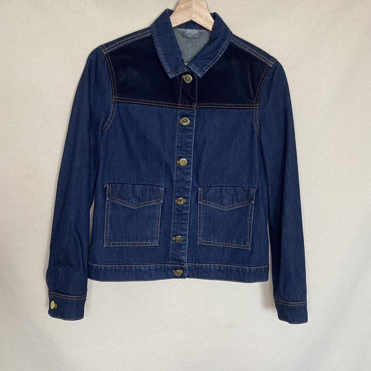 Dorothy Perkins Denim Jacket full button up with... Depop