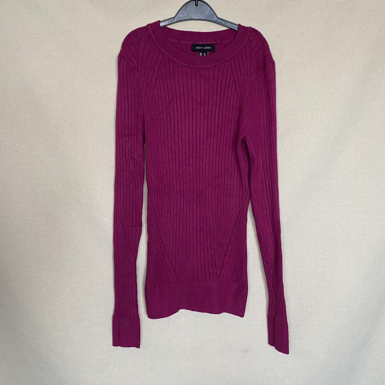 New Look Jumper Work Party Formal - pink stretchy... - Depop