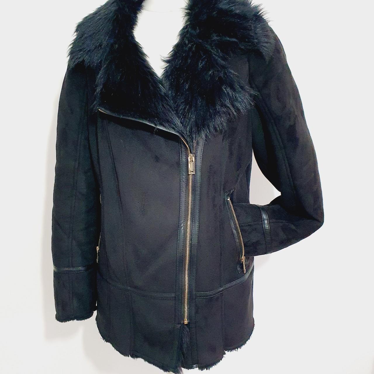 F&F Women's Black Coat | Depop