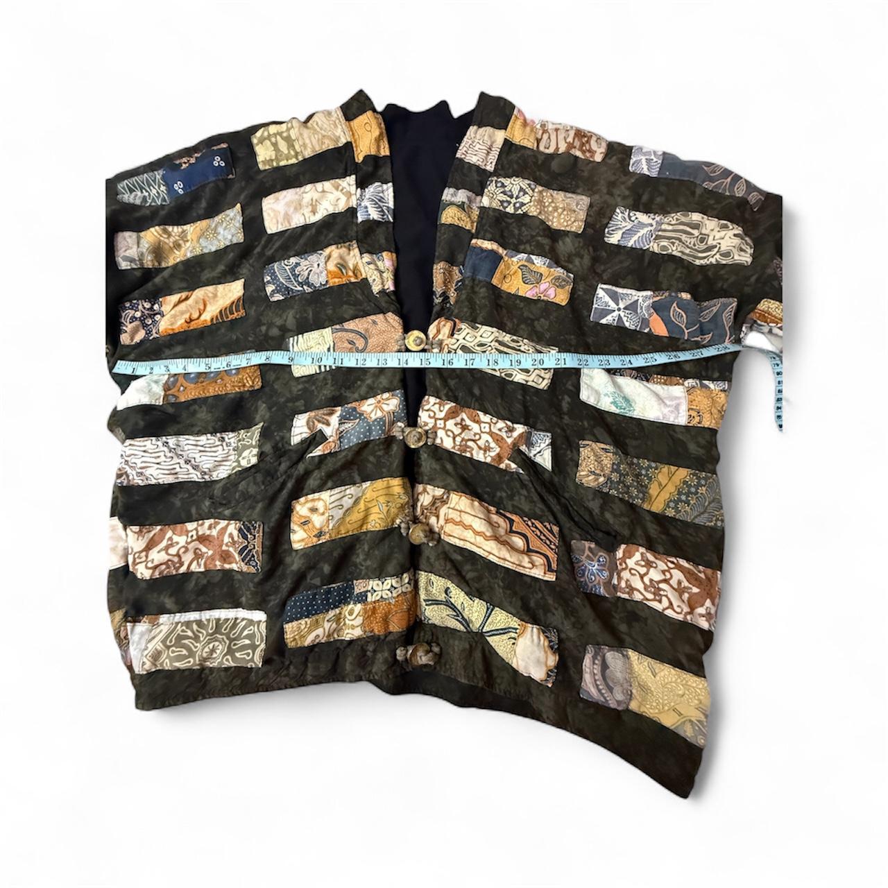 Women's Jacket - Multi/Black – Unique patchwork j… - image 3