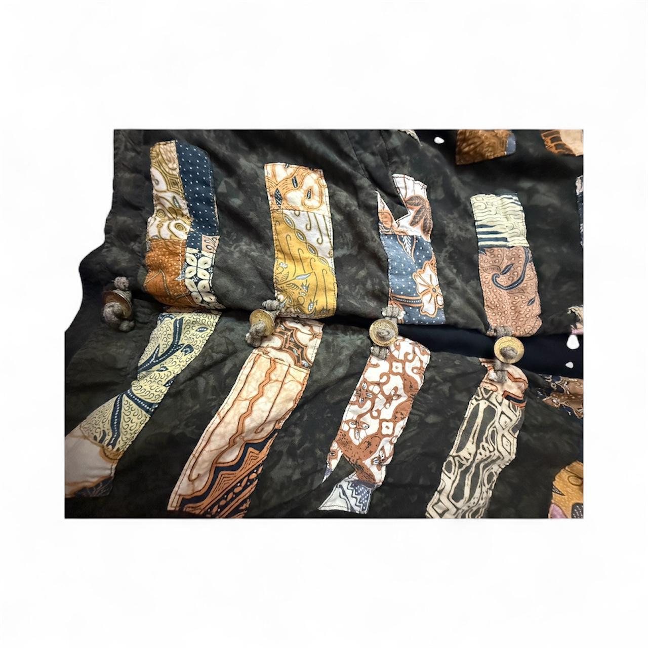 Women's Jacket - Multi/Black – Unique patchwork j… - image 2