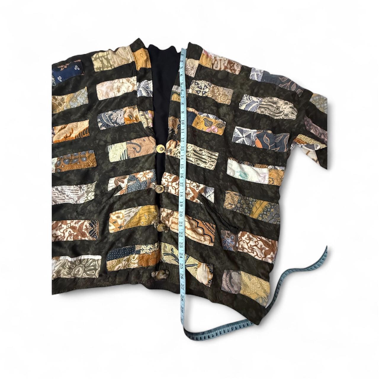 Women's Jacket - Multi/Black – Unique patchwork j… - image 4