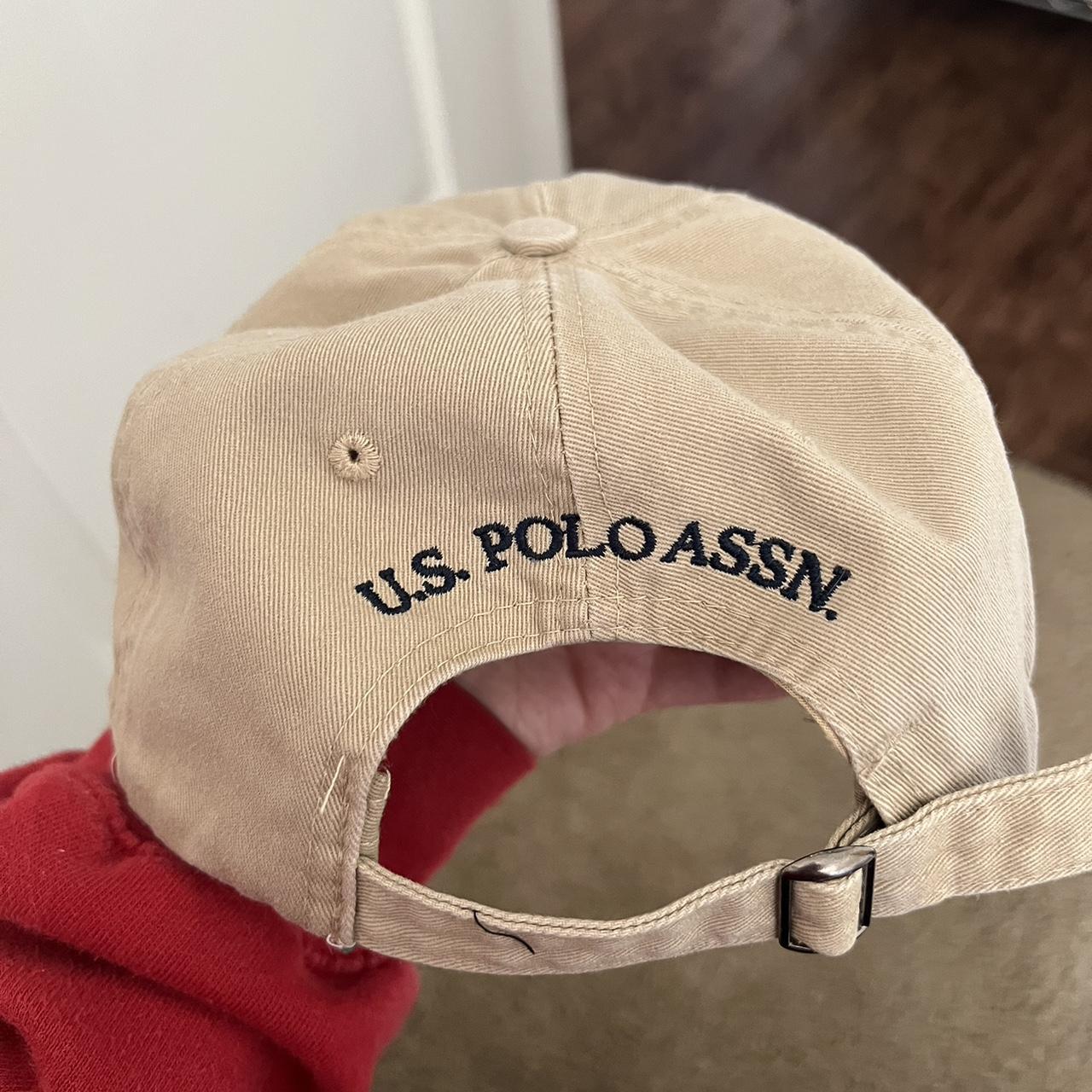 U.S. Polo Assn. Women's Cream and Brown Hat (2)