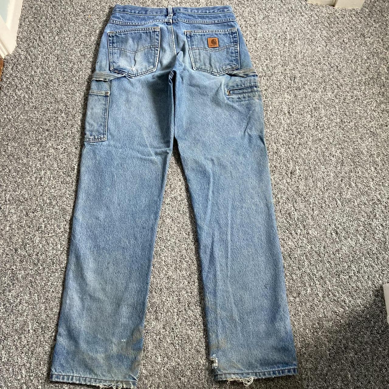 Vintage Carhartt Carpenter Jeans Workwear Trousers... - Depop