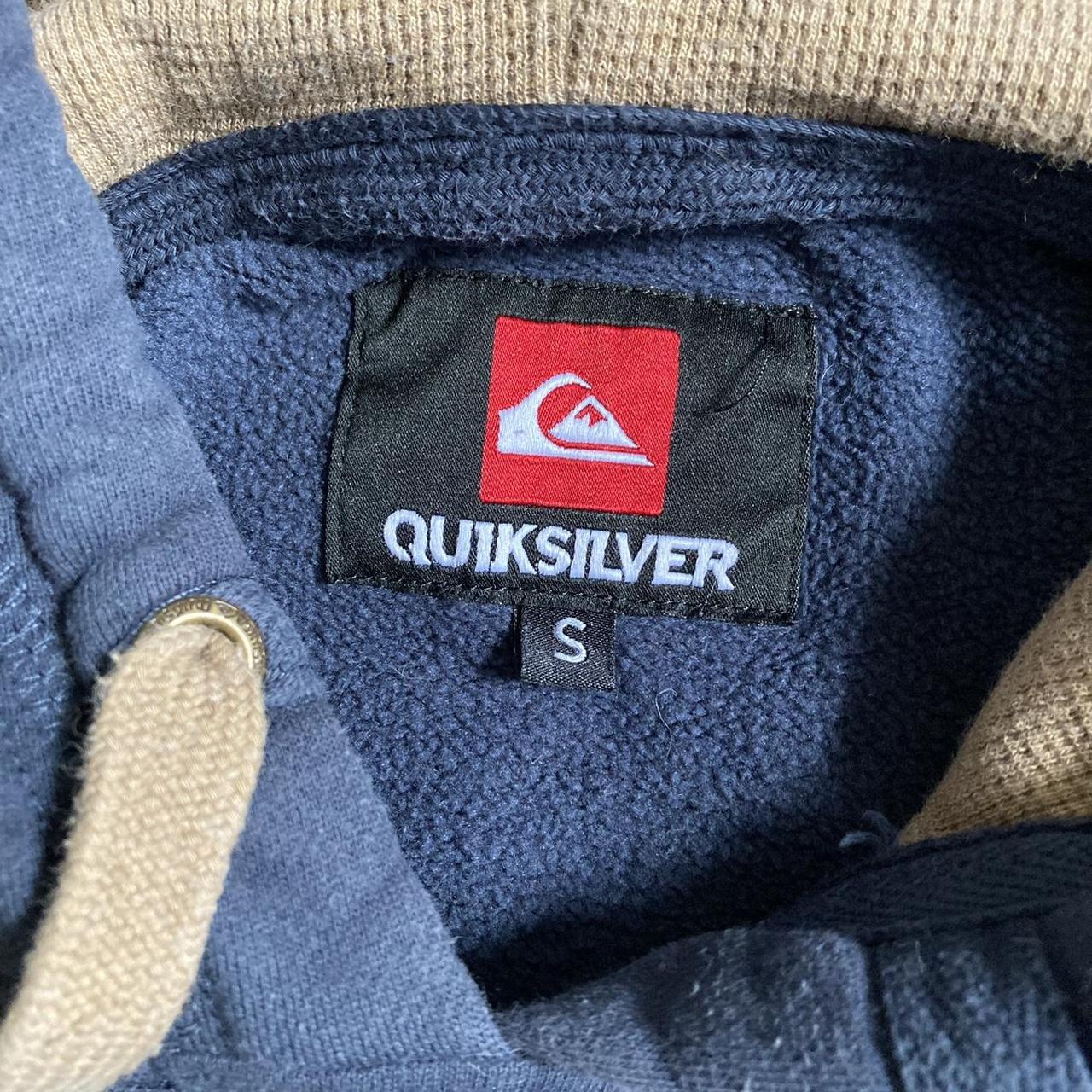 Quiksilver Surfers Of Fortune Hoodie Embroidered... - Depop