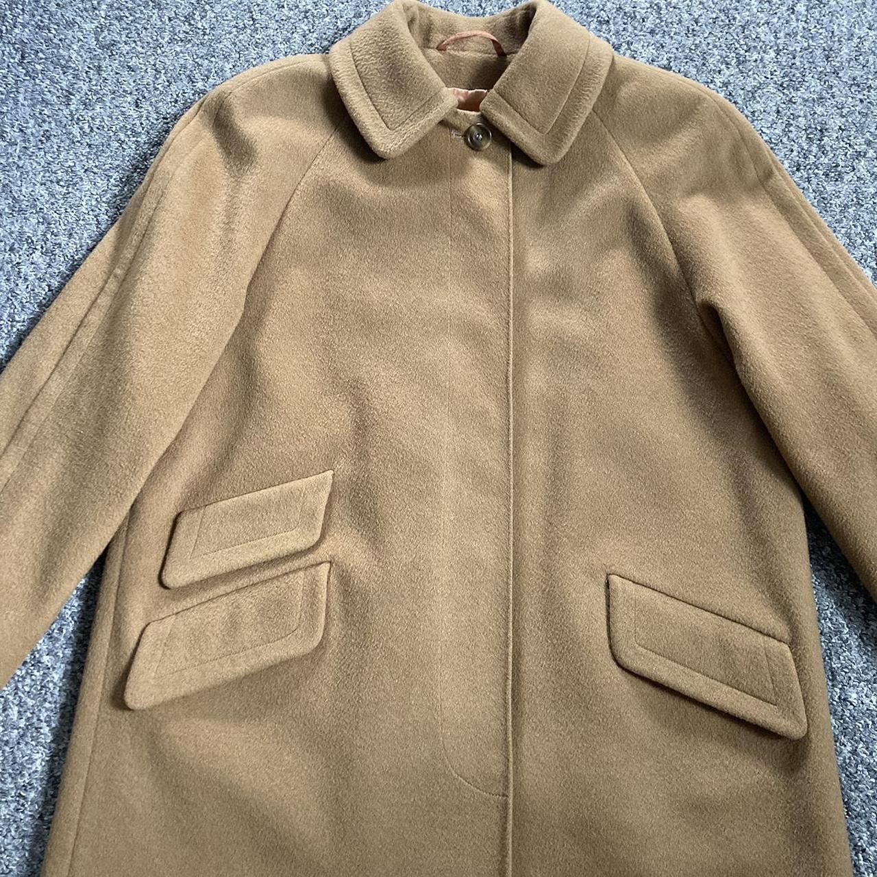 Aquascutum Pure Wool Old England Parma Camel Coat Depop