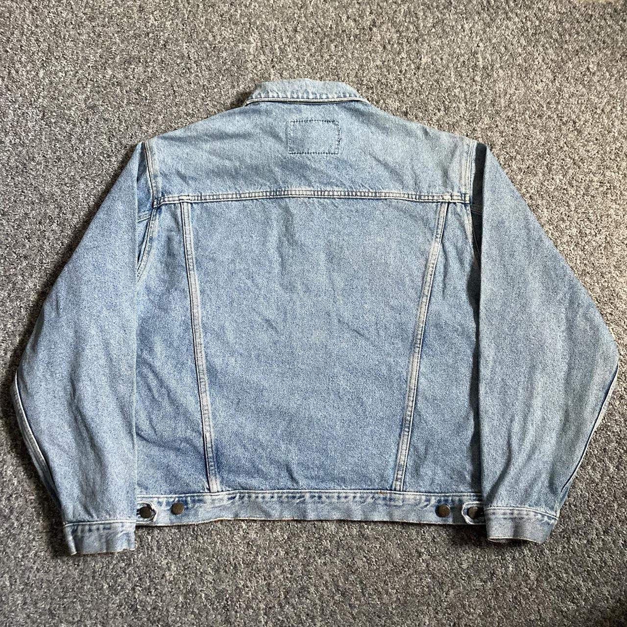 AVIREX アビレックス JOG DENIM STATIUM JACKET Avirex Denim Jacket Size🏷XL Measurements📏 23” P2P | Depop