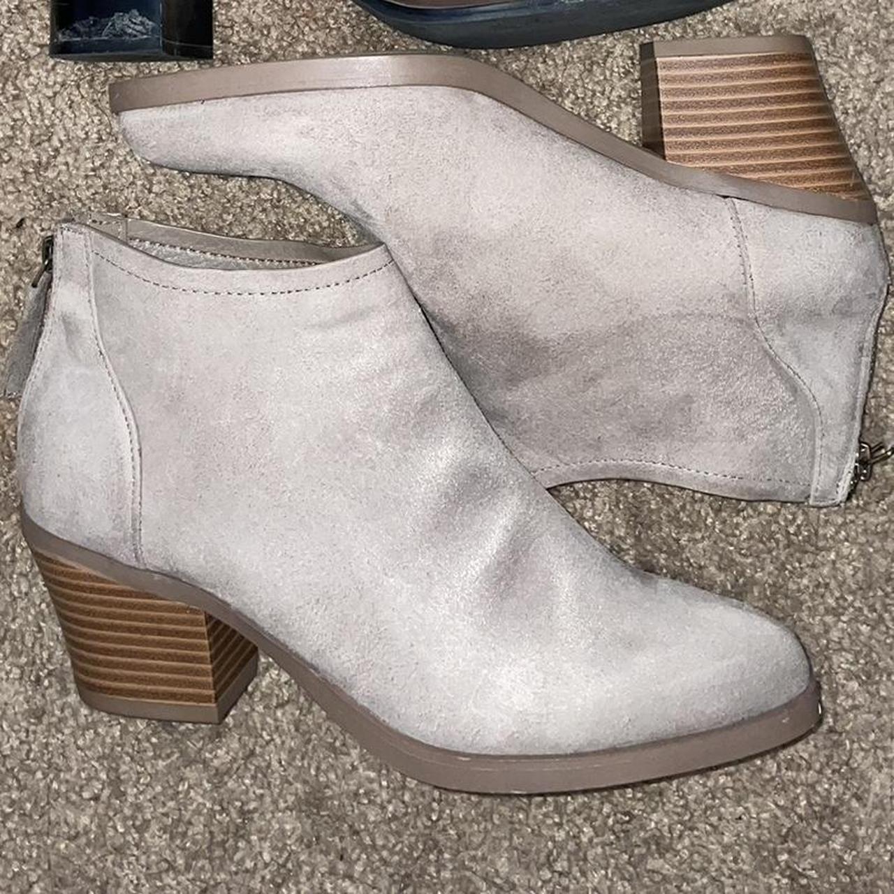 Justfab gray hot sale boots