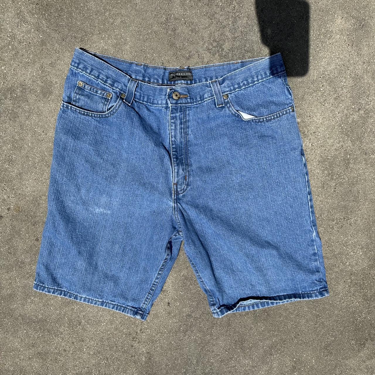 Vintage Jorts Great baggy fit! Jean Shorts Size... - Depop