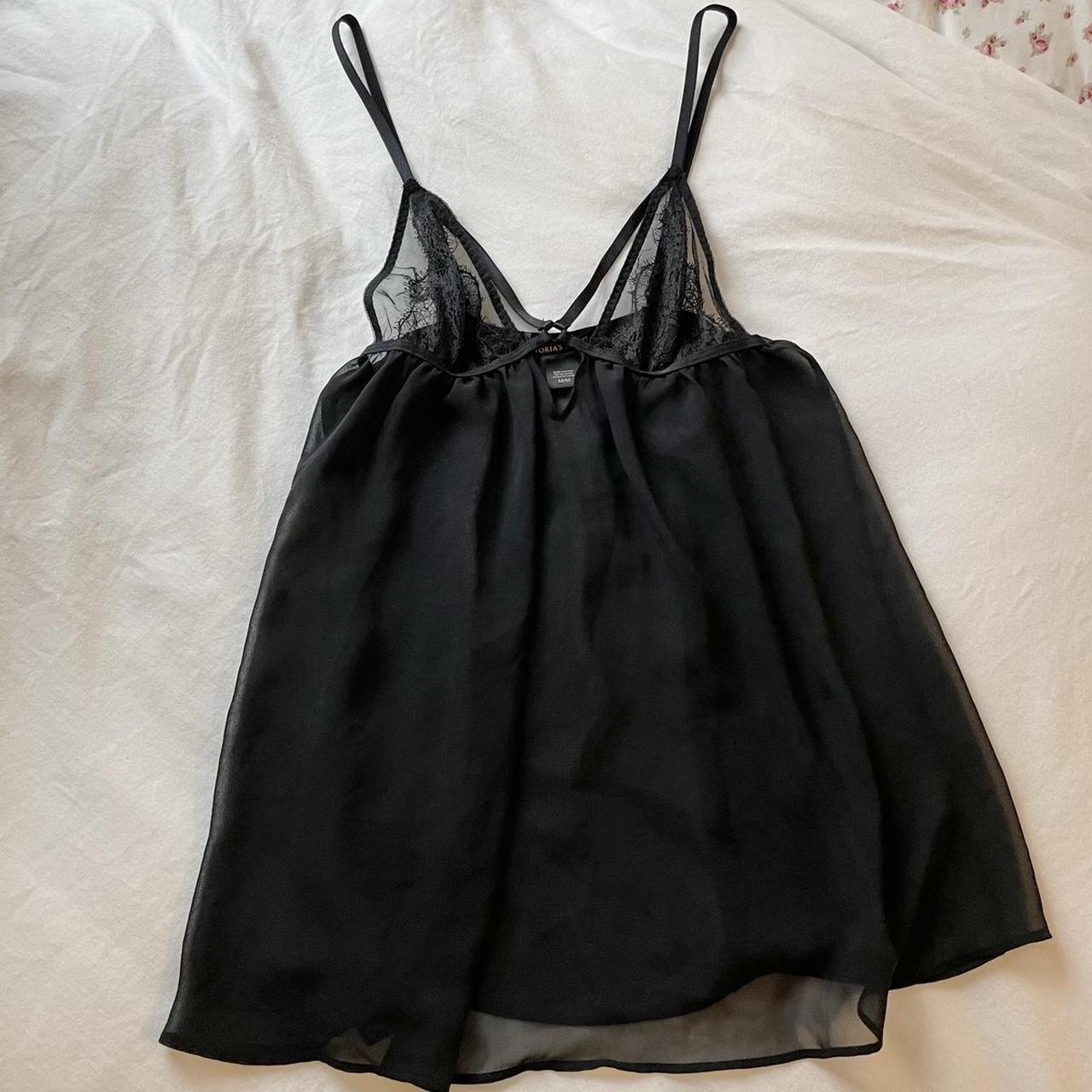 Victoria's Secret Women's Black Nightwear | Depop