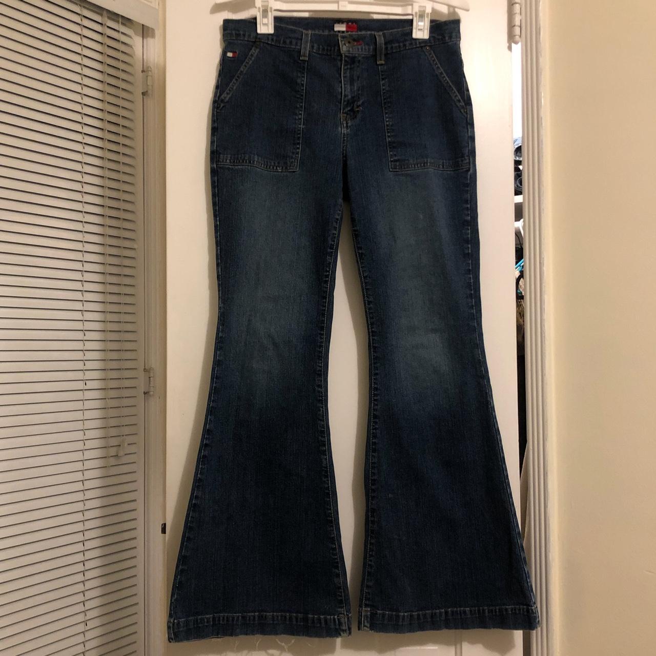 Y2k 70s Revival Tommy Hilfiger Flare Bell Bottom - Depop