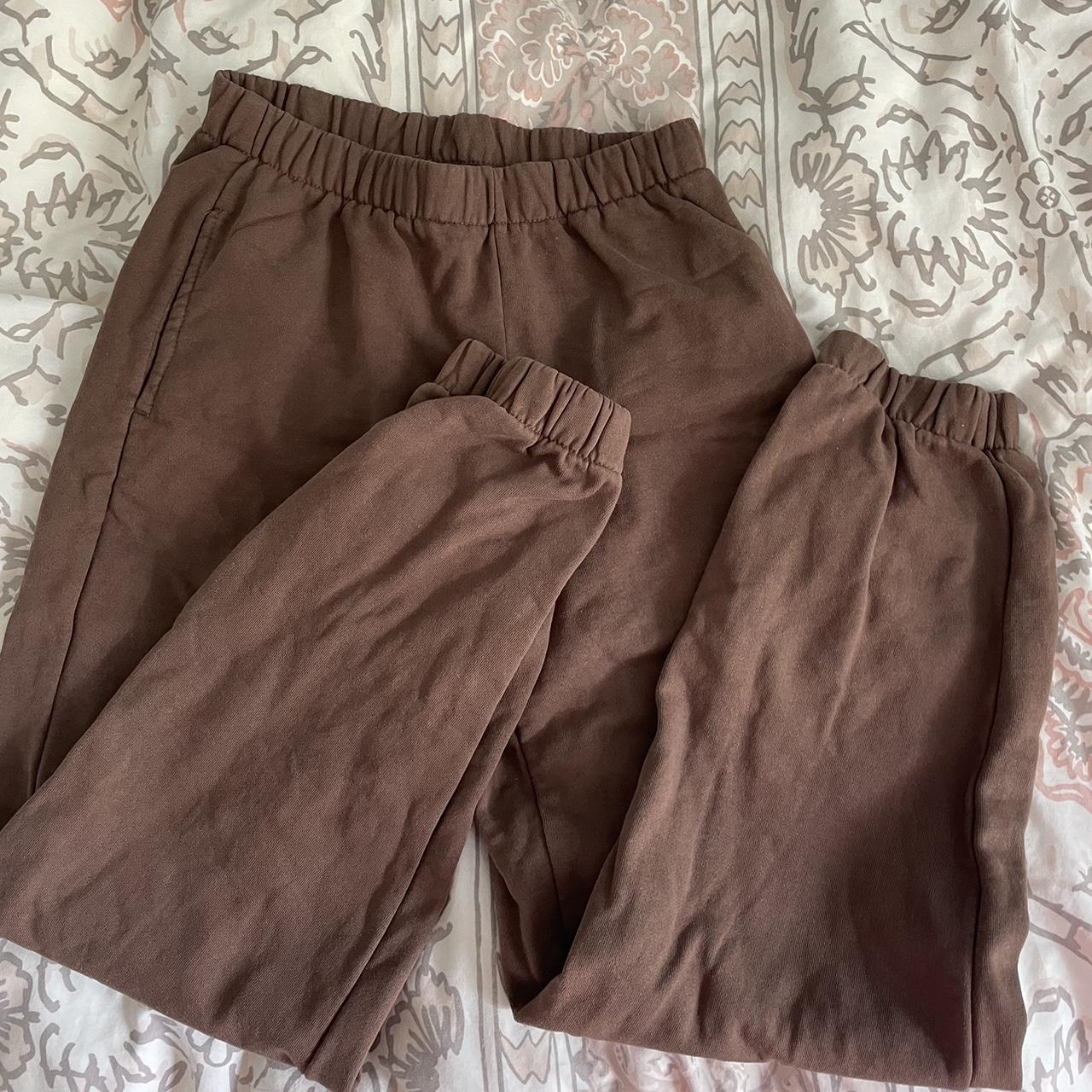 Brandy brown sweatpants Barely worn, fits a... Depop