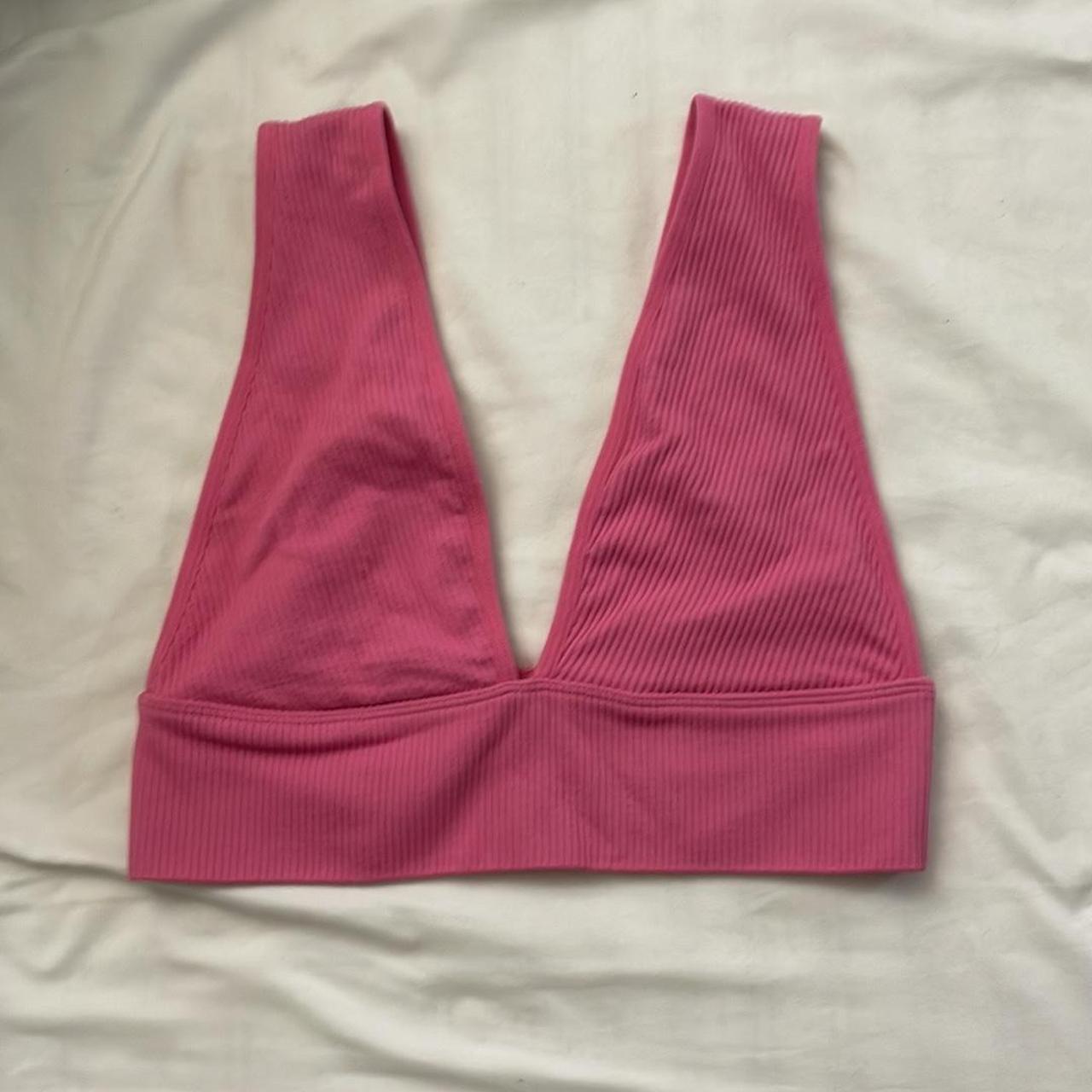 Garage Women's Pink Crop-top | Depop