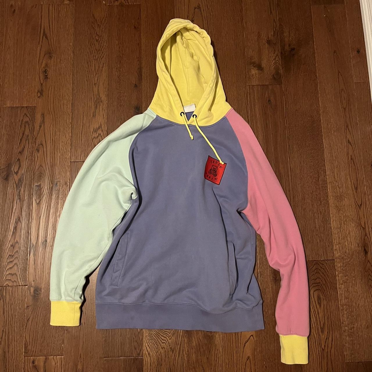 Colorblock hoodie deals teddy fresh