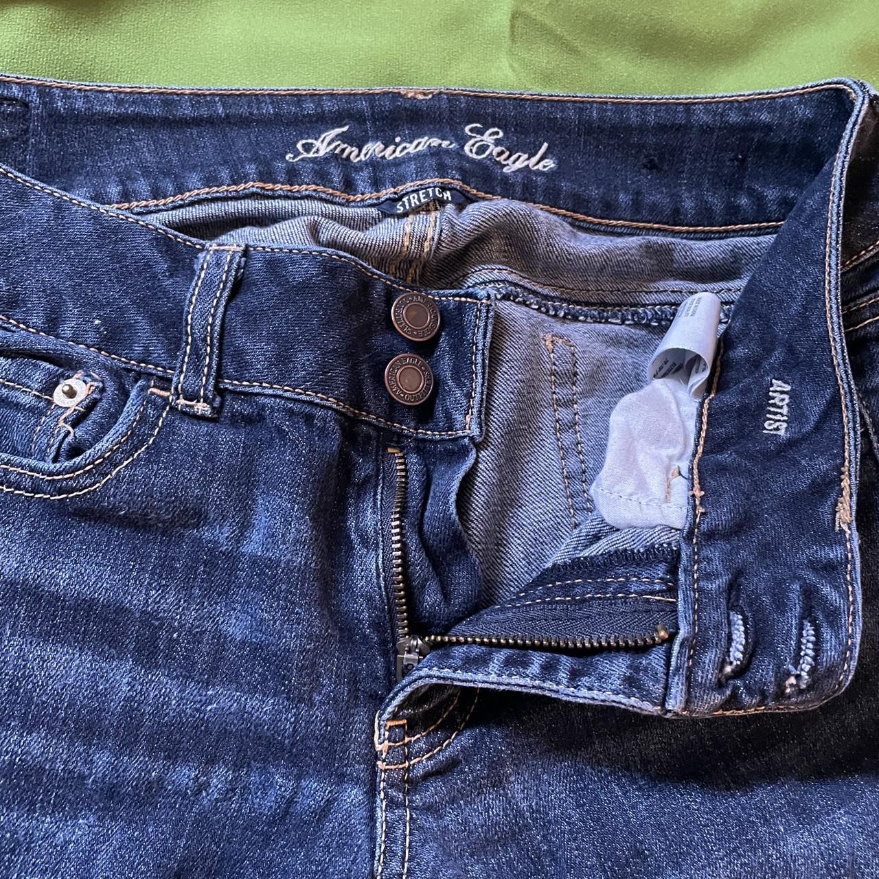 y2k american eagle low rise bell bottoms size 6... Depop