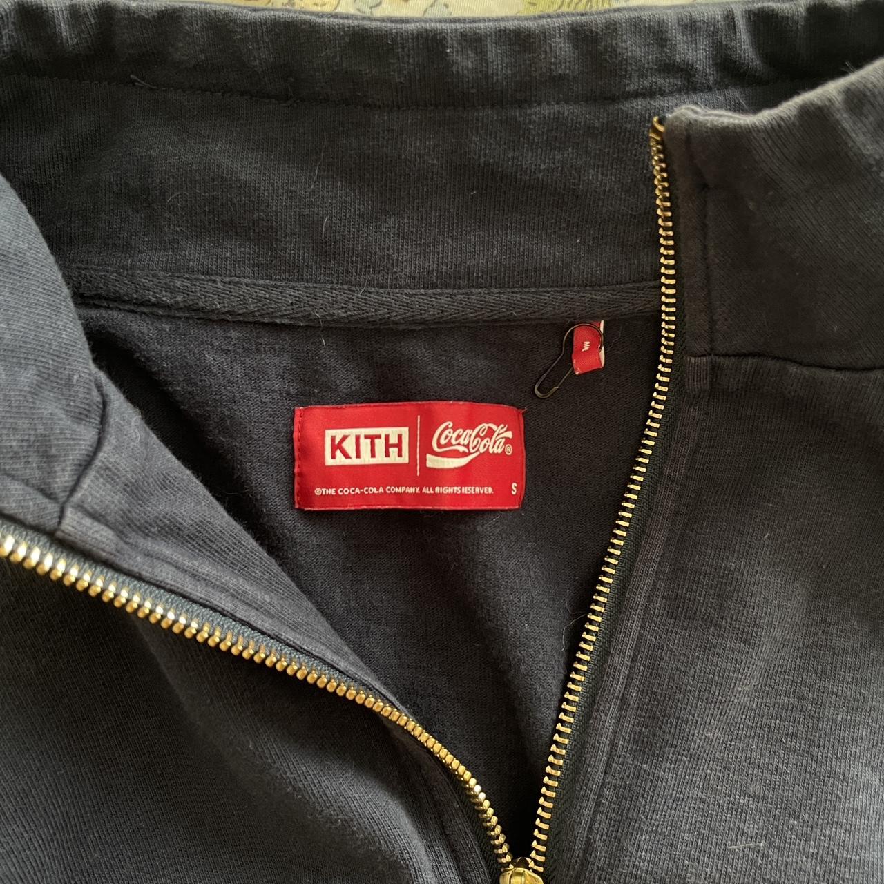 ☆ KITH x COCA-COLA quarter zip rugby コラボスウェット☆ Kith x Coca-Cola Quarter-Zip Rugby Navy Men's - FW18 - US